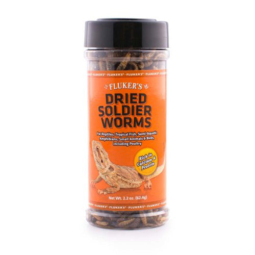 Fluker's Dried Soldier Worms 1 Each/2.2 Oz by San Francisco Bay Brand