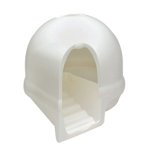 Booda Pet, Booda Dome Cleanstep Cat Litter Box, Pearl White, 1 Each/Large