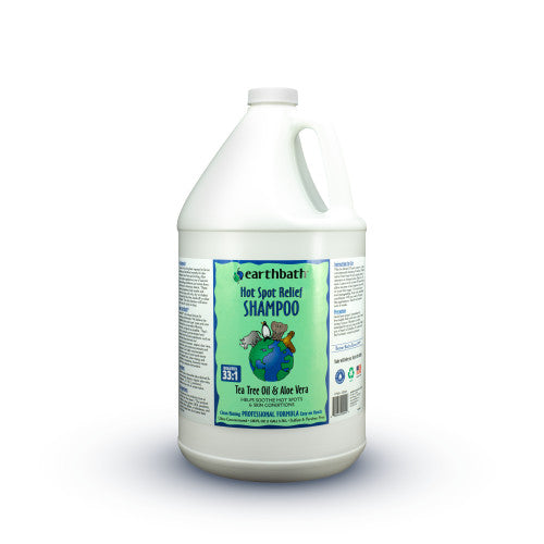 Earthbath Hot Spot Relief Shampoo, Tea Tree & Aloe Vera 1 Each/128 Oz by Earthbath