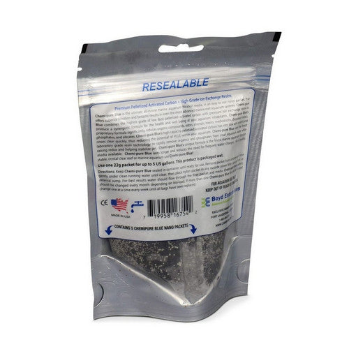 Boyd Enterprises, Boyd Enterprises Chemi-Pure Blue Filter Media, 1 Each/5 Pack