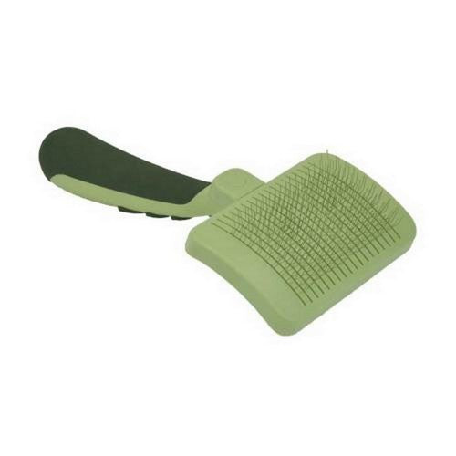 Safari, Safari Cat Self-Cleaning Slicker Brush, Green, 1 Each/One Size