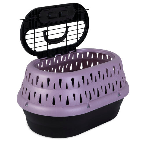 Petmate, Petmate Top Load Cat Kennel, Purple Grape, 1 Each/19 in