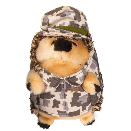 Zoobilee, ZOOBILEE Army Heggies Plush Dog Toy, Multi-Color, 1 Each/One Size