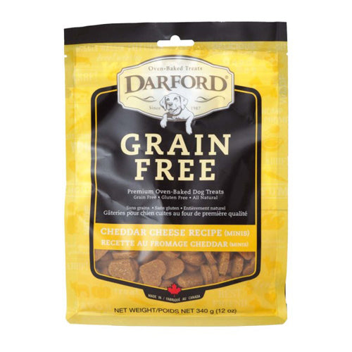 Darford Grain Free Dog Biscuits Cheddar Cheese Recipe Mini, Cheddar Cheese, 1 Each/12 Oz by Darford