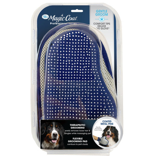 Four Paws, Four Paws Magic Coat Professional Series Comfort Tips Deluxe Dog Grooming Glove, Grooming Glove, 1 Each/One Size