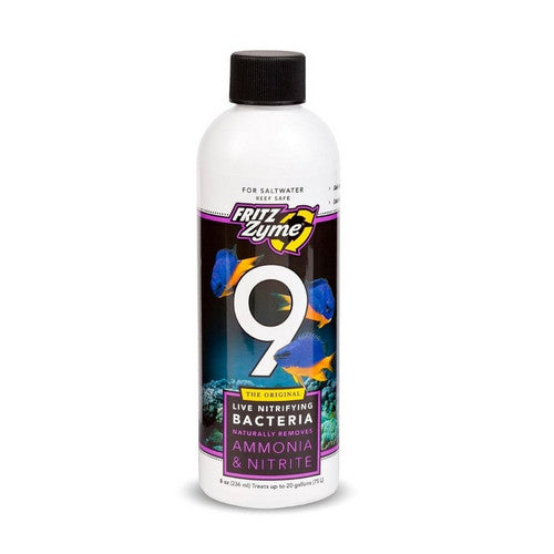 Fritz Aquatics, Fritz FritzZyme 9 Saltwater Live Nitrifying Bacteria, 1 Each/8 Oz