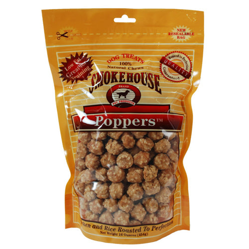 Smokehouse Chicken Poppers Dog Treat 1 Each/16 Oz by Smokehouse