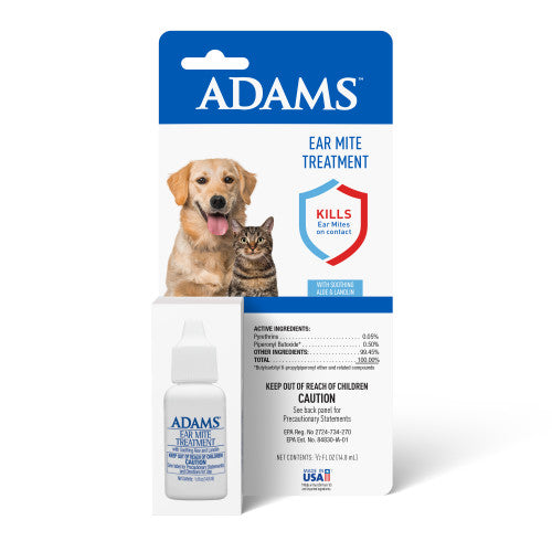 Adams, Adams Ear Mite Treatment, 1 Each/0.5 Oz