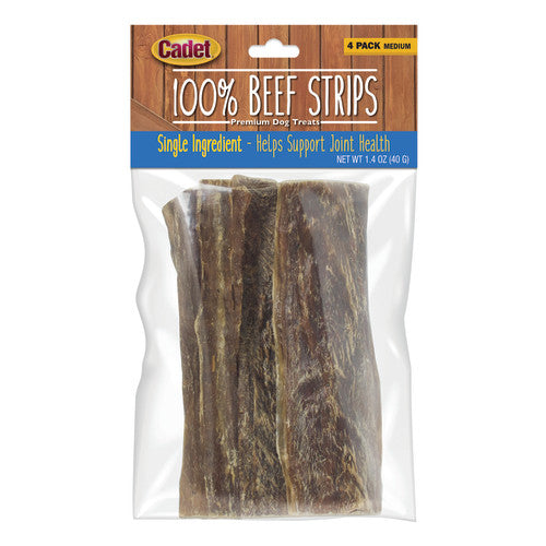 Cadet 100% Real Beef Strips for Dogs Beef, 1 Each/1.4 Oz by Cadet