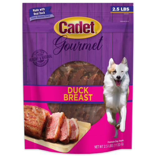 Cadet Gourmet Duck Breast Dog Treats Breast, Duck, 1 Each/2.5 Lb. (1 Count) by Cadet