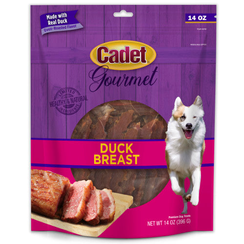 Cadet, Cadet Gourmet Duck Breast Dog Treats, Breast, Duck, 1 Each/14 Oz. (1 Count)