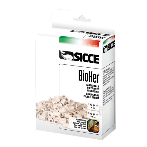Sicce WHALE & SPACE EKO Replacement Bioker Ceramic Biological MEDIA - 270G 1 Each/270 g by Sicce