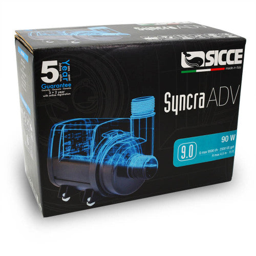 Sicce, Sicce SYNCRA ADV 9.0 Return Pump - 2500 GPH, 1 Each