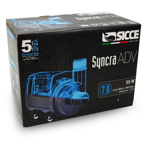 Sicce, Sicce SYNCRA ADV 7.0 Return Pump - 1900 GPH, 1 Each