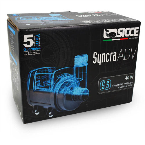 Sicce SYNCRA ADV 5.5 Return Pump - 1450 GPH 1 Each by Sicce
