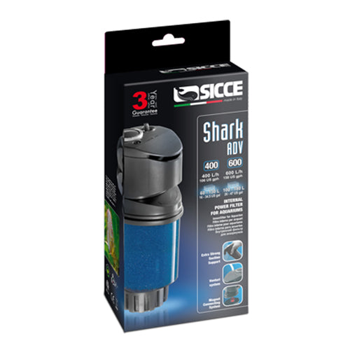 Sicce SHARK ADV 600 Internal Filter - 158 GPH 1 Each by Sicce