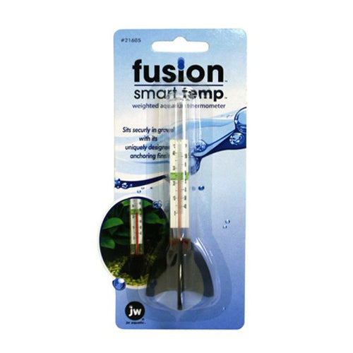 JW Pet, JW Pet Fusion Smart Temp Weighted Aquarium Thermometer, White, 1 Each/One Size