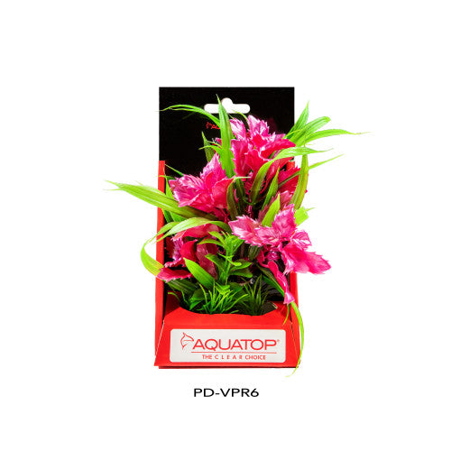 Aquatop, Aquatop Vibrant Passion Plant, Rose, 1 Each/6 in
