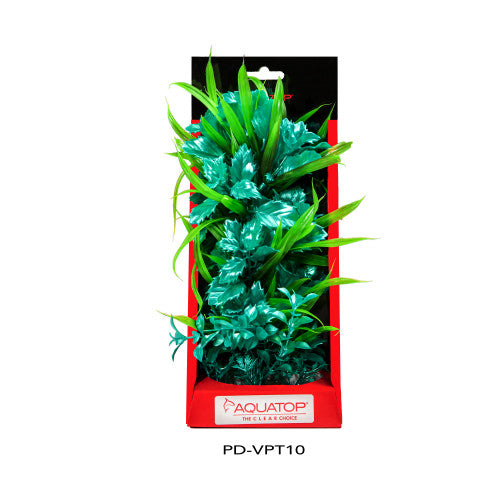 Aquatop Vibrant Passion Plant Turquoise, 1 Each/10 in by Aquatop