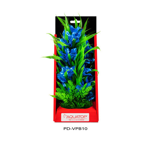 Aquatop, Aquatop Vibrant Passion Plant, Blue, 1 Each/10 in
