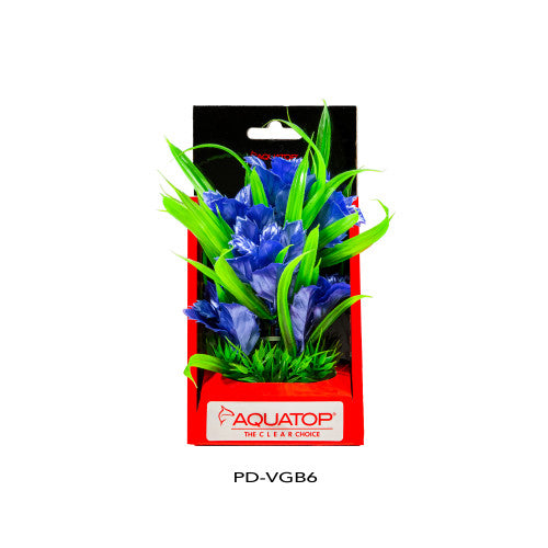 Aquatop Vibrant Garden Plant Blue, 1 Each/6 in by Aquatop