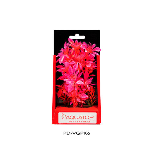 Aquatop Vibrant Garden Plant Pink, 1 Each/6 in by Aquatop