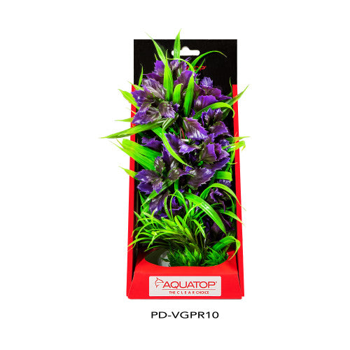 Aquatop Vibrant Garden Plant Purple, 1 Each/10 in by Aquatop