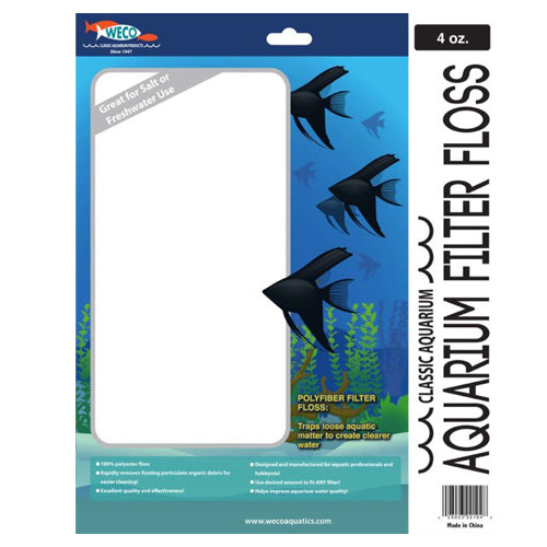 Weco Products Aquarium Filter Floss 1 Each/4 Oz by Weco