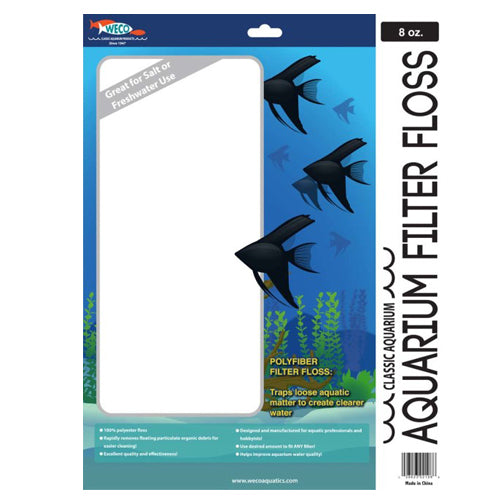 Weco Products Aquarium Filter Floss 1 Each/8 Oz by Weco