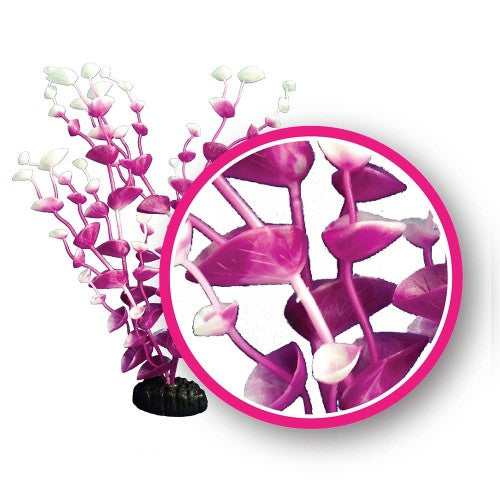 Weco, Weco Products Dream Series Tulips Aquarium Plant, Magenta, 1 Each/9 in