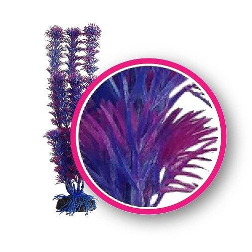Weco Products Dream Series Fuschia Fern Aquarium Plant Pink, Purple, 1 Each/12 in by Weco