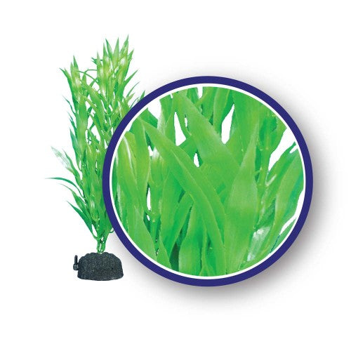 Weco Products Freshwater Series Bamboo Leaf Aquarium Plant Green, 1 Each/18 in by Weco
