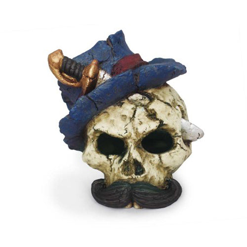 Weco, Weco Products Wecorama Catacombs Battle Skull Aquarium Ornament, Multi-Color, 1 Each