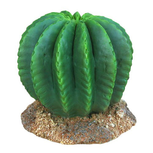 Weco, Weco Products Wecorama Badlands Golden Barrel Cactus Terrarium Ornament, Brown, Green, 1 Each/3 in