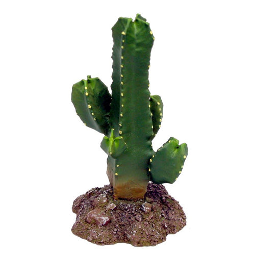 Weco, Weco Products Wecorama Badlands Tetragonus Cactus Terrarium Ornament, Brown, Green, 1 Each/5.6 in