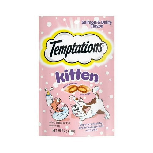 San Francisco Bay Brand, Temptations Kitten Cat Treat, Salmon & Dairy, 1 Each/3 Oz
