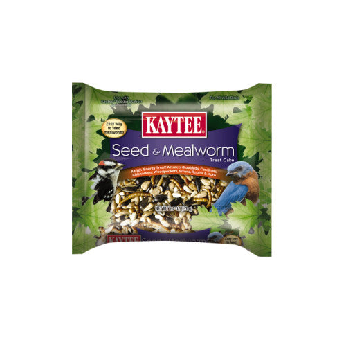 Kaytee Seed & Mealworm Cake 1 Each/6 Oz by Kaytee