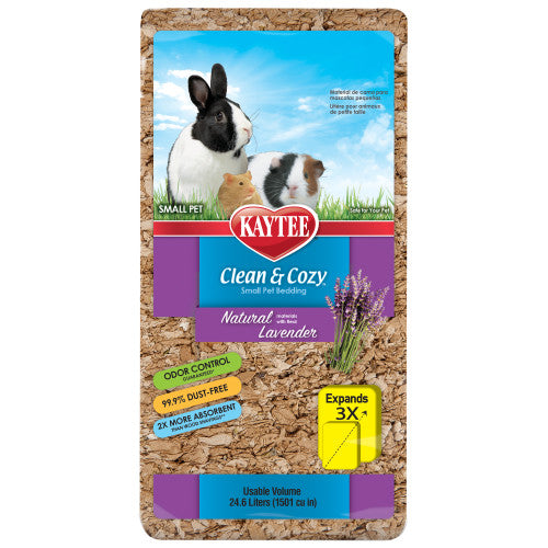Kaytee Clean & Cozy Natural Bedding with Lavender 1 Each/24.6 l by Kaytee