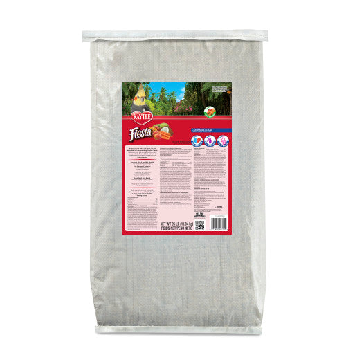 Kaytee, Kaytee Fiesta Cockatiel Food, 1 Each/25 lb
