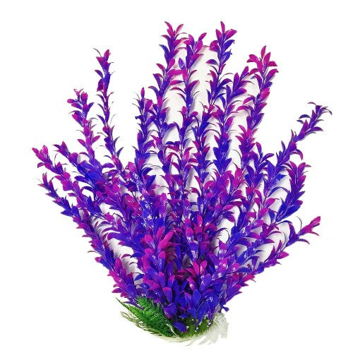 Aquatop Hygro Aquarium Plant with Weighted Base Pink, Purple, 1 Each/20 in by Aquatop