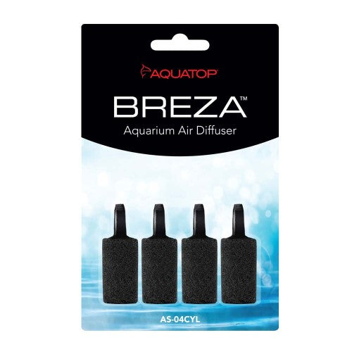 Aquatop, Aquatop BREZA Aquarium Diffuser Air Stone, Black, 1 Each/1 in, 4 Pack