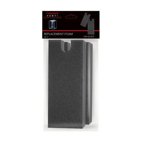 Aquatop, Aquatop Replacement Foam for Venti Desktop Aquarium, 1 Each/2 Pack