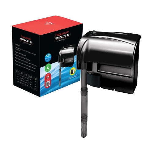 Aquatop FORZA 25-40 Power Filter Black, 1 Each/120 GPH by Aquatop