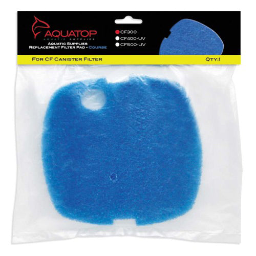 Aquatop, Aquatop Replacement Filter Sponge for CF Series Filters, For CF-300, Blue, 1 Each/1 Pack