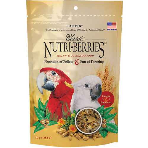Lafeber, Lafeber Company Classic Nutri-Berries Macaw & Cockatoo Food, 1 Each/10 Oz