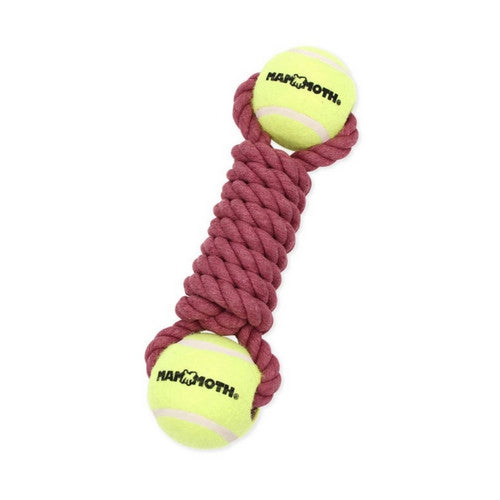 Mammoth Pet Products, Mammoth Pet Products Twister Bone w/2 Tennis Balls Dog Toy, Purple, 1 Each/LG, 12 in