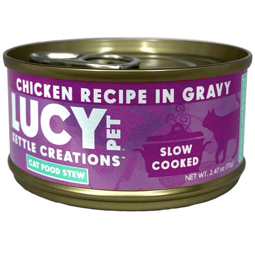 Lucy Pet Products, Lucy Pet Products Kettle Creations Adult Wet Cat Food, Chicken, 12Each/2.75 Oz (Count of 12)