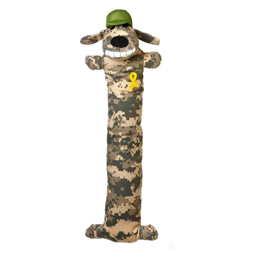 Multipet, Multipet Loofa Support Our Troops Dog Toy, Multi-Color, 1 Each/18 in