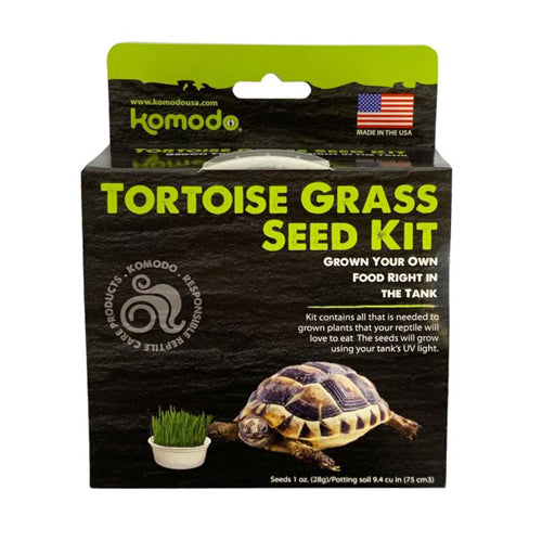 Komodo Grow Your Own Grass Seed Kit for Tortoise 1 Each/6.5 in by Komodo