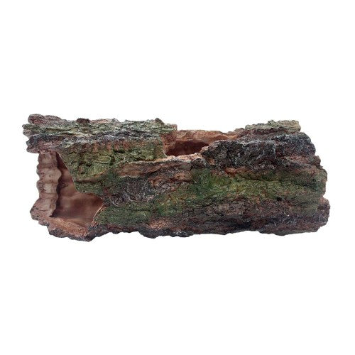 Komodo, Komodo Forest Log Reptile Hideaway, Brown/Green, 1 Each/Small